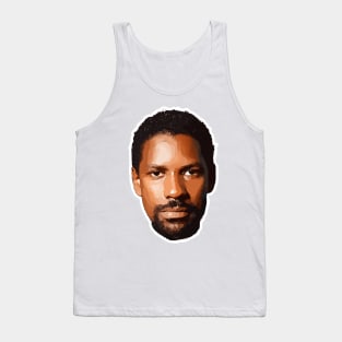 Young Denzel Washington Vector Art Tank Top